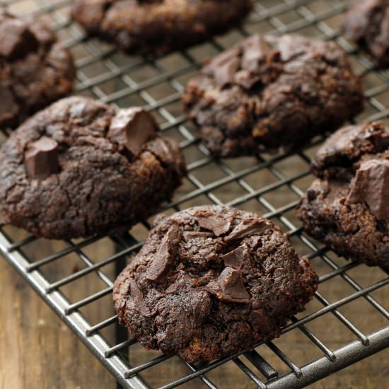 Chocolate and Tahini Cookies