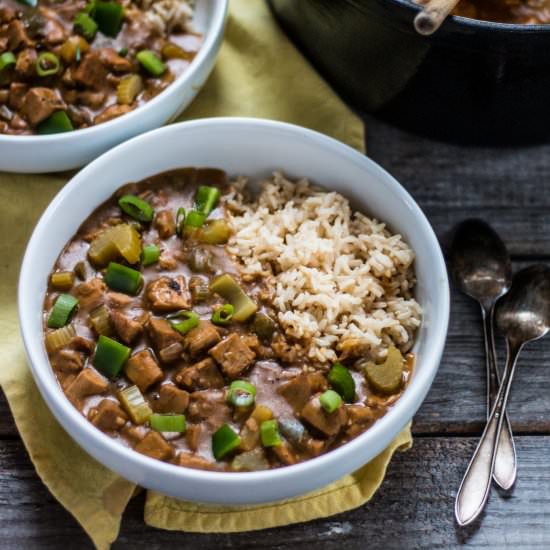 Spicy Vegan Gumbo
