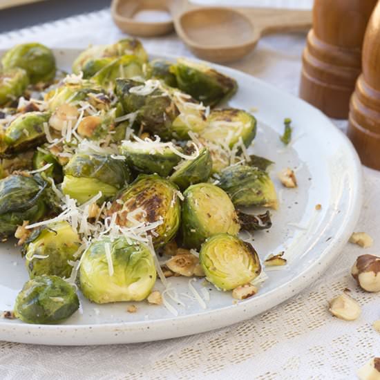 Cacio e Pepe Brussels Sprouts