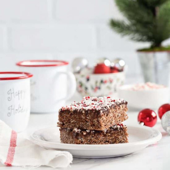 CHOCOLATE PEPPERMINT SCOTCHEROOS