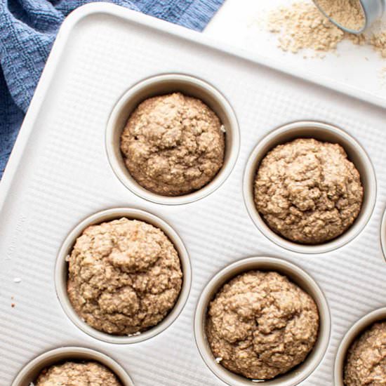 Gingerbread Banana Muffins