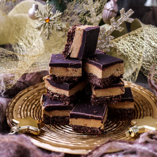 Gingerbread Nanaimo Bars