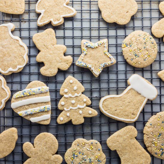 Easy Vegan Coconut Oil Sugar Cookie
