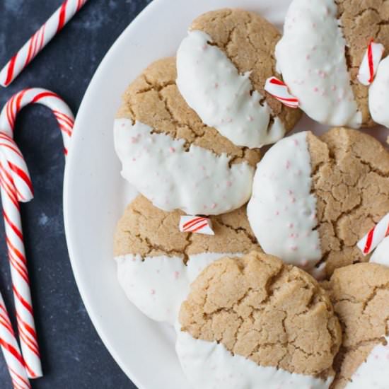 White Choc Dipped Sugar Cookies