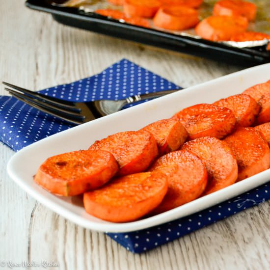 Oven Roasted Sweet Potatoes