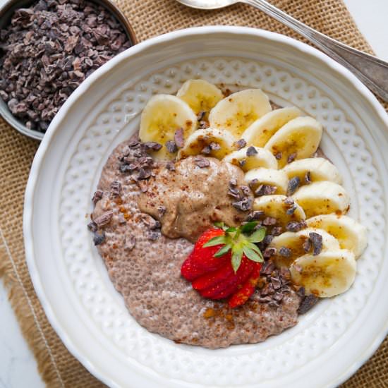 Chunky Monkey Chia Pudding