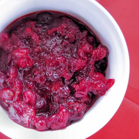 Cranberry sauce