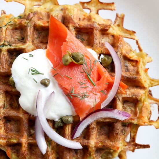 Waffled Vegetable Latkes
