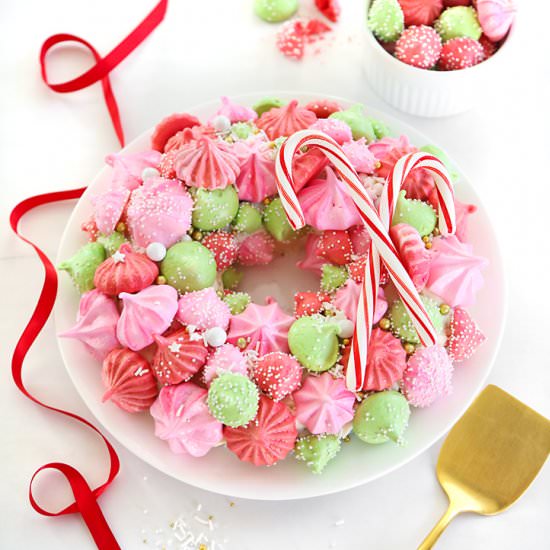 Meringue Wreath Cake