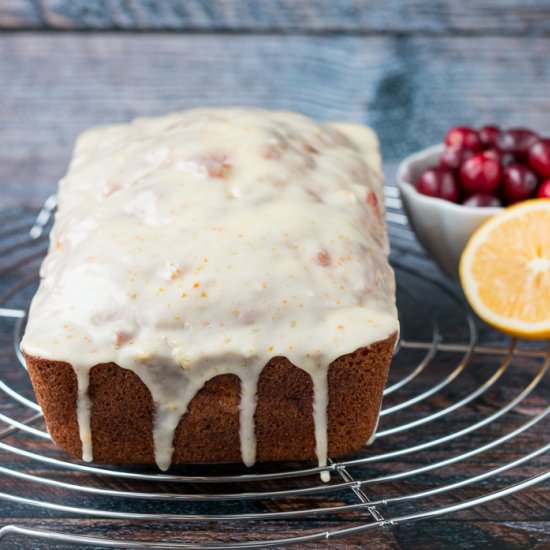Glazed Citrus Cranberry Bread
