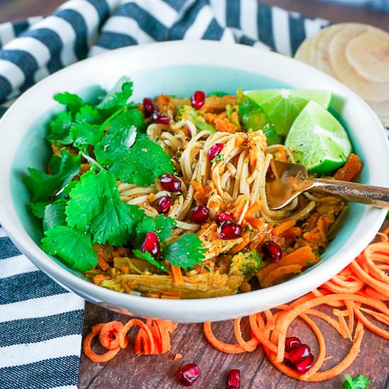 sweet potato Thai noodles