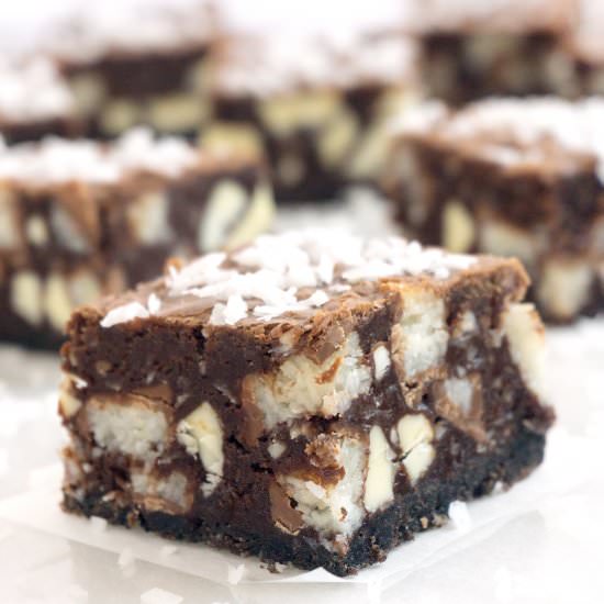Fudgy Coconut Brownies