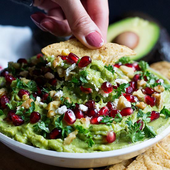 Pomegranate Guacamole