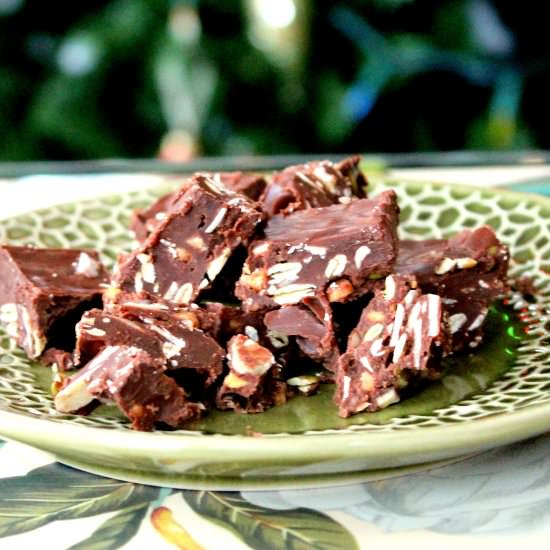 Pumpkin Seed Chocolate Almond Bars