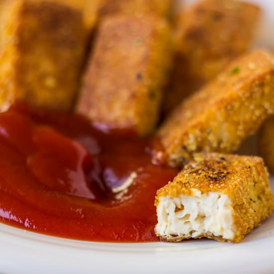 Easy Baked Tofu Nuggets