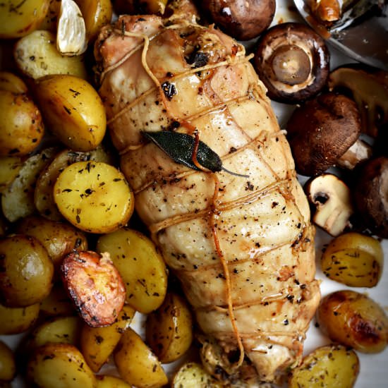 Stuffed Rabbit Saddle French-style