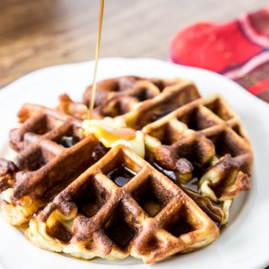 Paleo Gingerbread Waffles