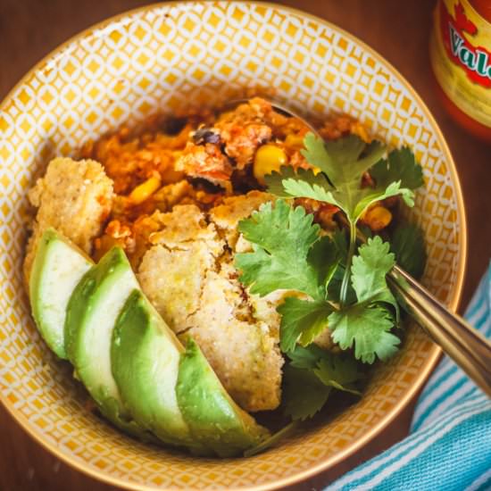 Quinoa Tamale Bake