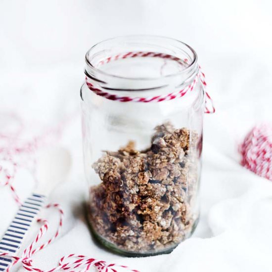 Homemade Cinnamon & Walnut Granola