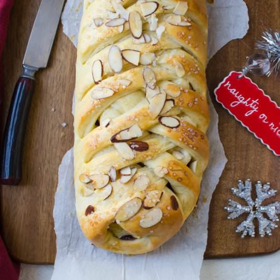 Raspberry Almond Cream Cheese Braid