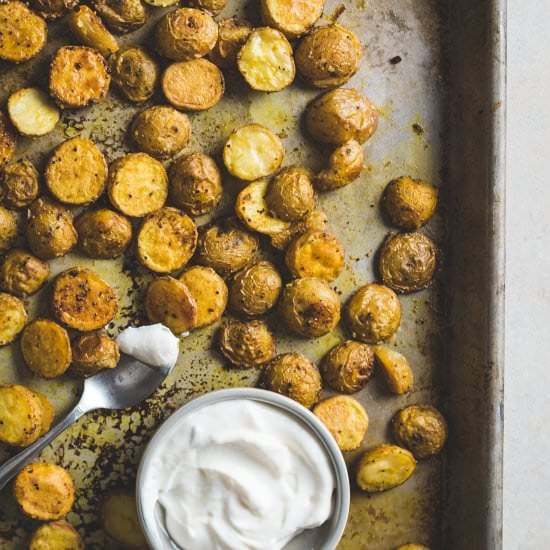 GHEE & SPICED ROASTED CRISPY POTATO