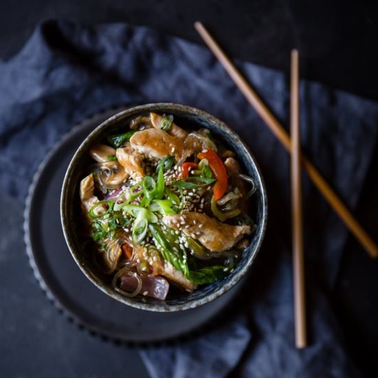 Keto Chicken Lo Mein