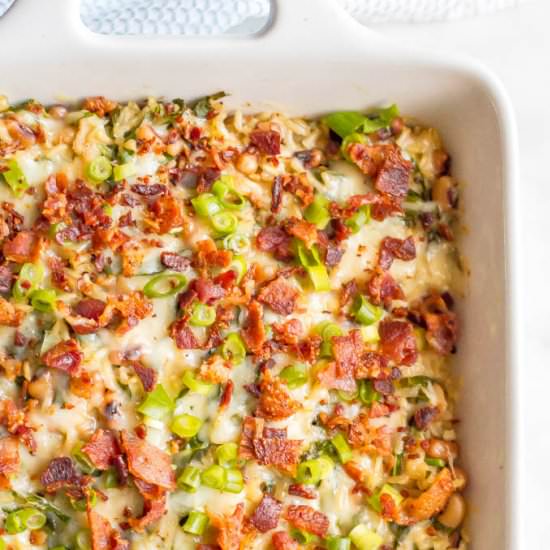 New Year’s Black-Eyed Pea Casserole