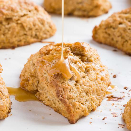 Honey Citrus Sweet Potato Scones