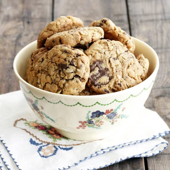 Peanut Butter Chocolate Chip Cookie