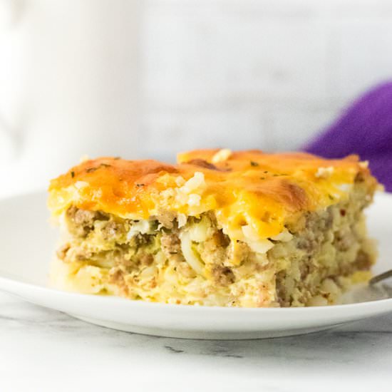 Sausage Hash Brown Casserole