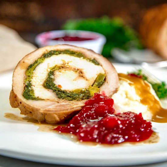 Roasted Stuffed Pork Loin