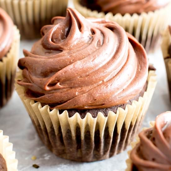 Vegan Gluten Free Chocolate Cupcake