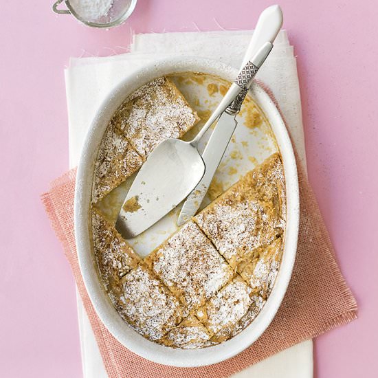 Greek milk pie with phyllo