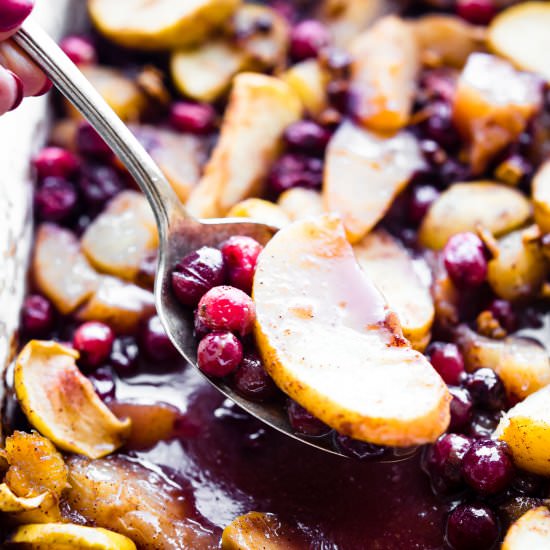 Easy Spiced Hot Fruit Bake