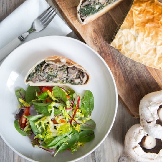 Mushroom and Chestnut Wellington