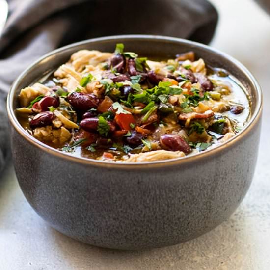 Poblano Chicken Chili