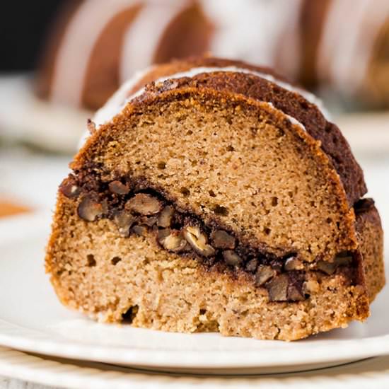Banana Gingerbread Coffee Cake