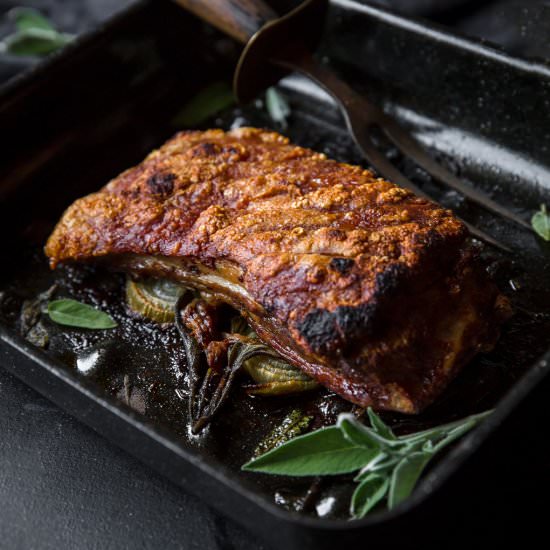 Flipped Pork Belly