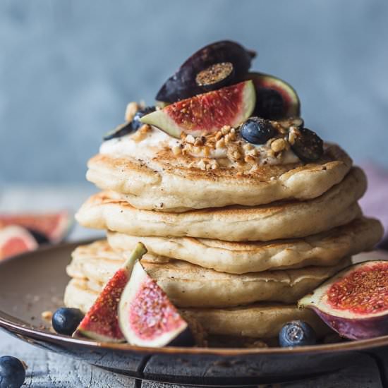 Fluffy Yogurt Pancakes