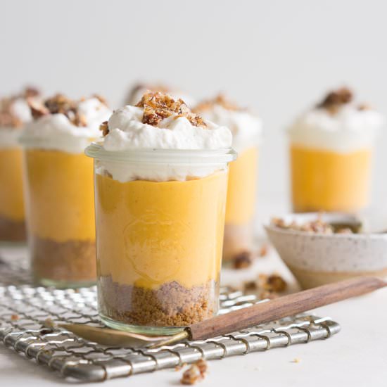 Pumpkin Custard Dessert Jars