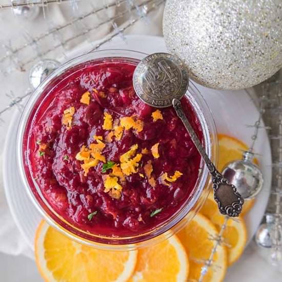 Cranberry Port Sauce