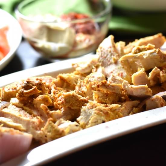 Easy Low Carb Chicken Shawarma