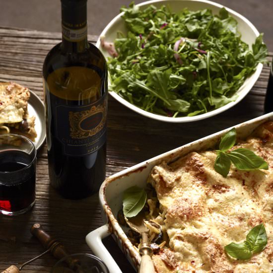 Spinach Mushroom Lasagna