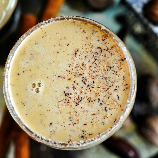 Sous Vide Coconut Tonka Eggnog
