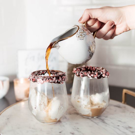Holiday Peppermint Affogato