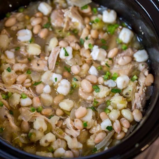 Slow Cooker White Chicken Chili