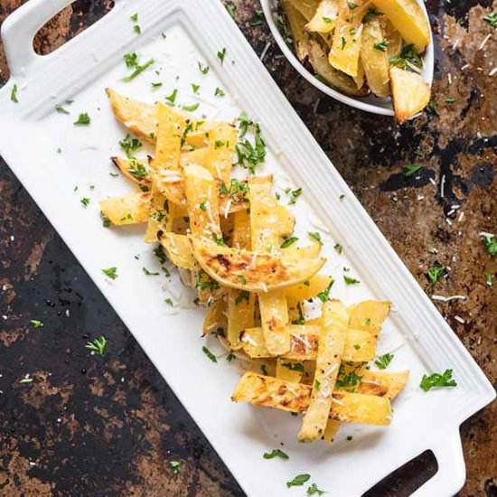 Simple Baked Rutabaga Fries