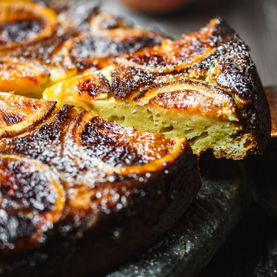 Lighter Orange Ricotta Cake