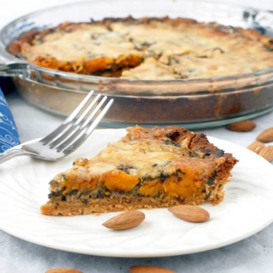 Butternut Squash Spinach Pie