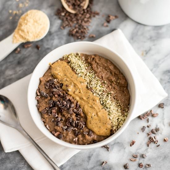 Chocolate Low Carb Oatmeal